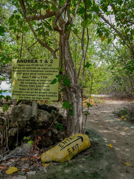 Voor Andrea I en II gelden enkele regels angegeven op het bordt.
